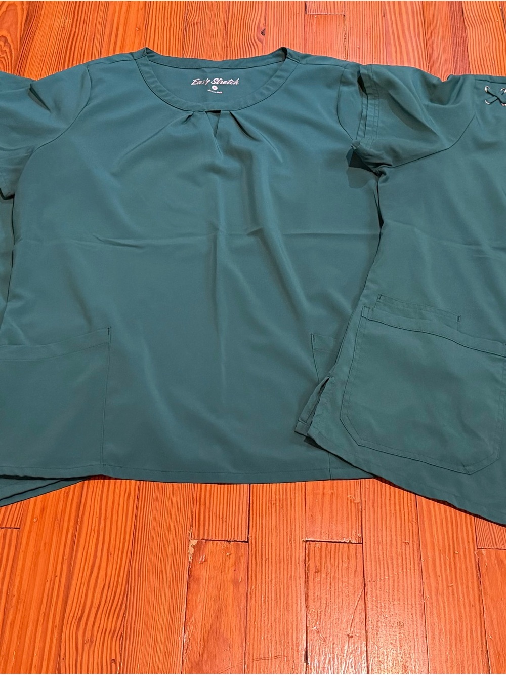 Uniform Advantage Women’s Dark Green Scoop Neck Scrub Top
